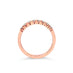 18CT ROSE GOLD EIGHT DIAMOND CLAW SET ETERNITY BAND (Thumbnail 2)