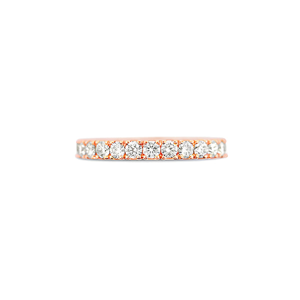 18CT ROSE GOLD DIAMOND ETERNITY BAND (Image 1)