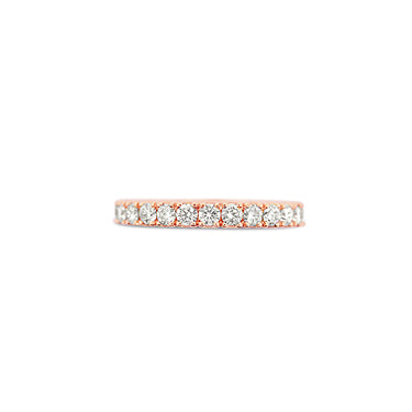 18CT ROSE GOLD DIAMOND ETERNITY BAND
