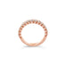 18CT ROSE GOLD SCALLOPED DIAMOND WEDDING RING (Thumbnail 2)