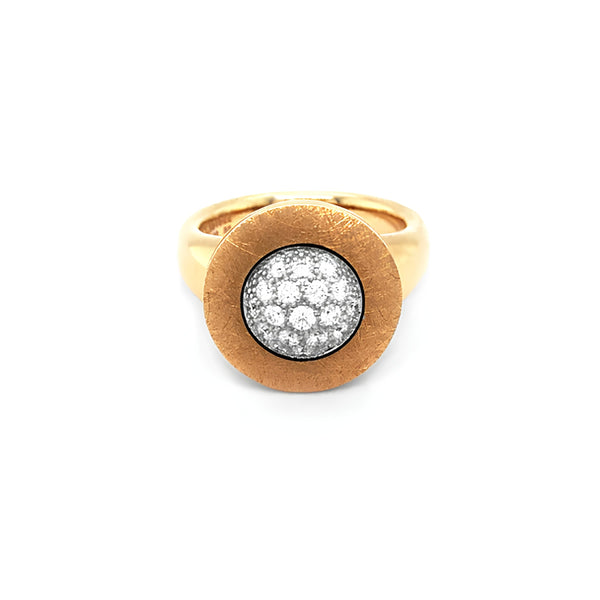 JORG HEINZ 'MAGIC' 18CT ROSE GOLD TAHITIAN PEARL AND DIAMOND RING (Image 2)