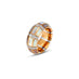PICCHIOTTI 'XPANDABLE' 18CT WHITE AND ROSE GOLD DIAMOND AND MOTHER OF PEARL RING (Thumbnail 2)