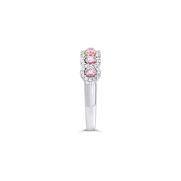 0.21CT FANCY PINK ROUND BRILLIANT CUT ARGYLE PINK DIAMOND RING (Image 3)