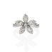 18CT WHITE GOLD DIAMOND FLOWER RING (Thumbnail 1)