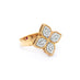 ROBERTO COIN 'PRINCESS FLOWER' 18CT ROSE GOLD AND WHITE GOLD DIAMOND RING (Thumbnail 2)