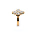 ROBERTO COIN 'PRINCESS FLOWER' 18CT ROSE GOLD AND WHITE GOLD DIAMOND RING (Thumbnail 4)