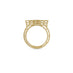 ROBERTO COIN VENETIAN PRINCESS 18CT YELLOW GOLD DIAMOND RING (Thumbnail 3)