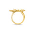 ROBERTO COIN JASMINE 18CT YELLOW GOLD DIAMOND RING (Thumbnail 2)