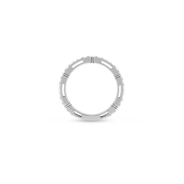 ROBERTO COIN 'LOVE IN VERONA' 18CT WHITE GOLD DIAMOND RING (Image 2)