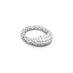 DEMEGLIO 'GIOCONDA' ELASTIC HALF MOON WHITE DIAMOND RING (Thumbnail 2)