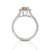18CT WHITE GOLD 0.91CT KIMBERLY CHAMPAGNE DIAMOND RING (Thumbnail 2)