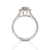 18CT WHITE GOLD 0.91CT KIMBERLY CHAMPAGNE DIAMOND RING (Thumbnail 2)