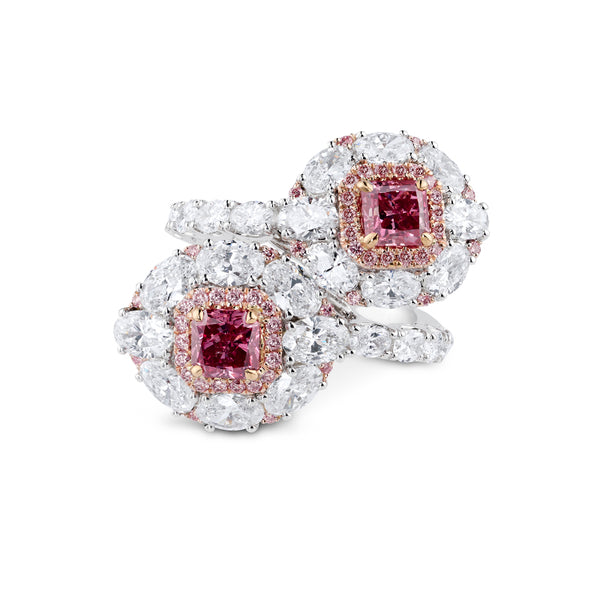 ARGYLE PINK 'TWIN FLAME' RING - ARGYLE HERITAGE COLLECTION (Image 1)