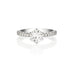PLATINUM 1.00CT DIAMOND RING (Thumbnail 1)