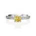 18CT WHITE GOLD 1.01CT ARGYLE YELLOW DIAMOND RING (Thumbnail 1)