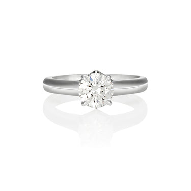 PLATINUM 1.01CT DIAMOND RING