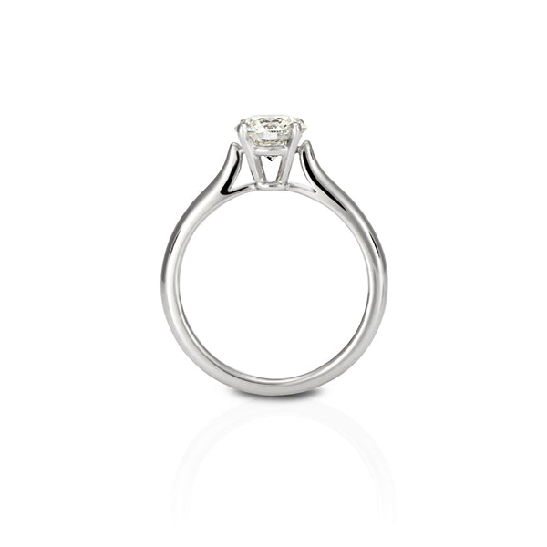 PLATINUM 1.06CT DIAMOND RING (Image 2)