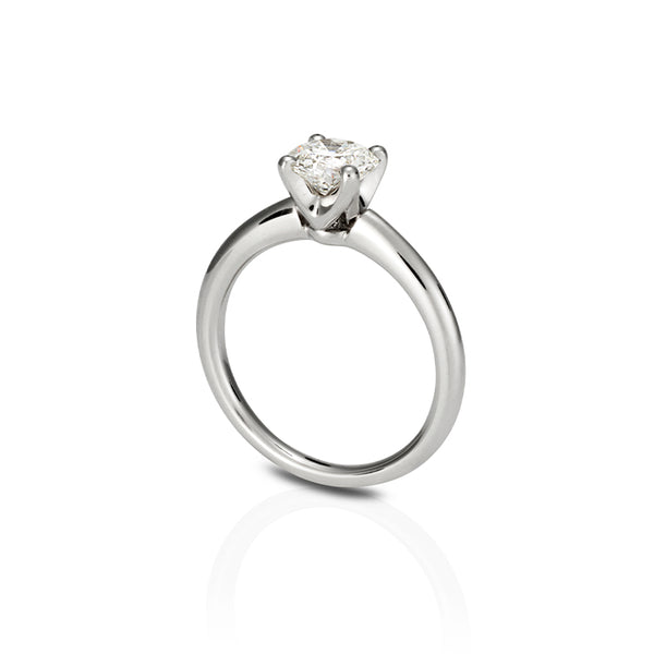 PLATINUM 1.01CT DIAMOND RING (Image 2)