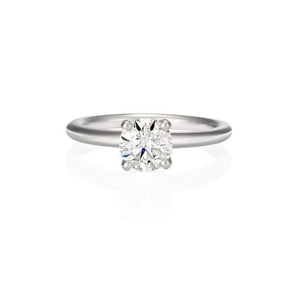 PLATINUM 1.01CT DIAMOND RING (Image 1)