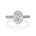 PLATINUM 1.07CT OVAL DIAMOND RING (Thumbnail 1)