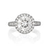 PLATINUM 3.01CT HALO DIAMOND RING (Thumbnail 2)