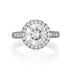 PLATINUM 3.01CT HALO DIAMOND RING (Thumbnail 1)