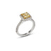18CT YELLOW GOLD AND 18CT WHITE GOLD 1.69CT FANCY YELLOW DIAMOND AND WHITE DIAMOND RING (Thumbnail 2)