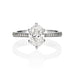 PLATINUM 1.51CT OVAL DIAMOND RING (Thumbnail 1)