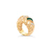 18CT YELLOW GOLD EMERALD AND DIAMOND DRESS RING (Thumbnail 2)