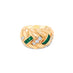 18CT YELLOW GOLD EMERALD AND DIAMOND DRESS RING (Thumbnail 1)
