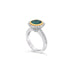 PLATINUM AND 18CT YELLOW GOLD EMERALD AND DIAMOND 'GRACE' RING (Thumbnail 2)