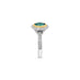 PLATINUM AND 18CT YELLOW GOLD EMERALD AND DIAMOND 'GRACE' RING (Thumbnail 4)
