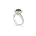PLATINUM AND 18CT YELLOW GOLD EMERALD AND DIAMOND 'GRACE' RING (Thumbnail 2)