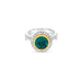 PLATINUM AND 18CT YELLOW GOLD EMERALD AND DIAMOND 'GRACE' RING (Thumbnail 1)