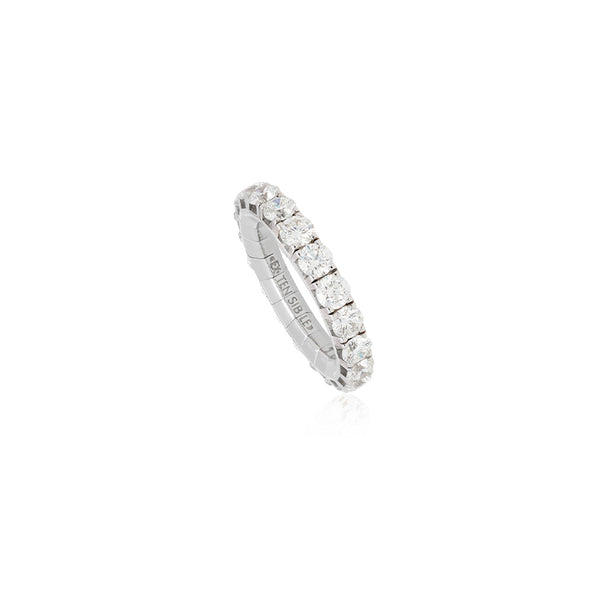 DEMEGLIO 'EXTENSIBLE' 18CT WHITE GOLD DIAMOND RING (Image 1)