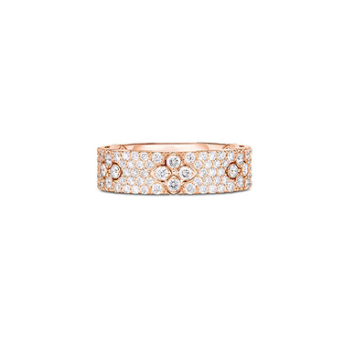 ROBERTO COIN 'LOVE IN VERONA' 18CT ROSE GOLD DIAMOND RING
