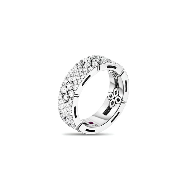 ROBERTO COIN 'LOVE IN VERONA' 18CT WHITE GOLD DIAMOND RING (Image 2)