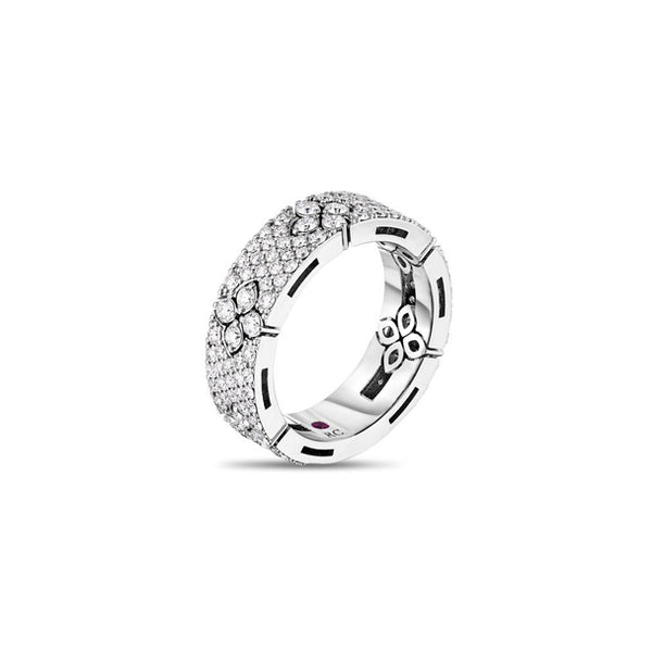 ROBERTO COIN 'LOVE IN VERONA' 18CT WHITE GOLD DIAMOND RING (Image 2)