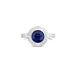 PLATINUM SAPPHIRE AND DIAMOND 'GRACE' RING (Thumbnail 1)