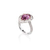 4.71CT PINK PADPARADSCHA SAPPHIRE AND WHITE DIAMOND RING (Thumbnail 3)