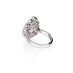4.71CT PINK PADPARADSCHA SAPPHIRE AND WHITE DIAMOND RING (Thumbnail 2)