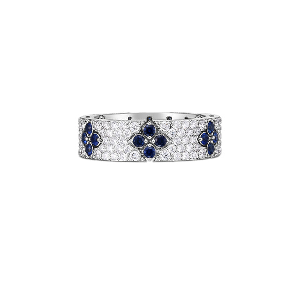 ROBERTO COIN 'LOVE IN VERONA' SAPPHIRE AND DIAMOND RING (Image 1)