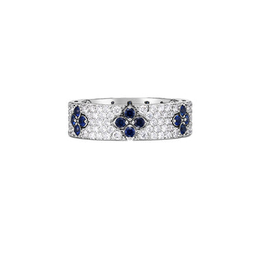 ROBERTO COIN 'LOVE IN VERONA' SAPPHIRE AND DIAMOND RING