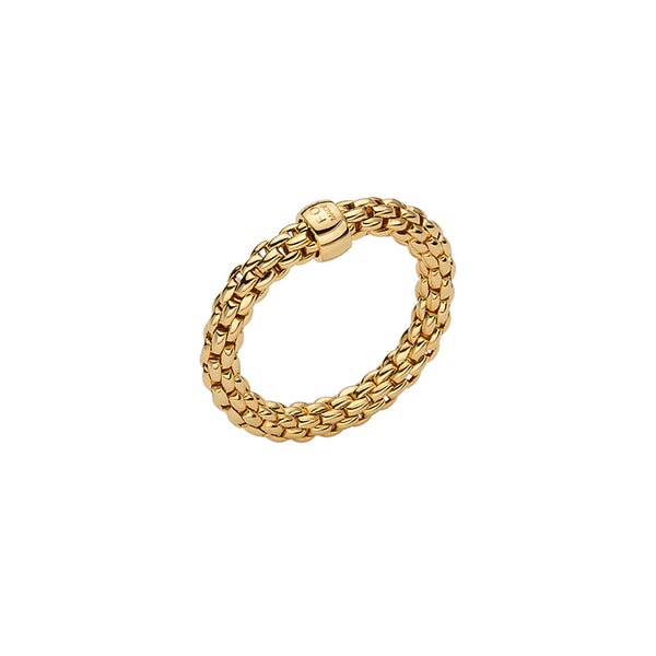 FOPE ESSENTIALS 18CT YELLOW GOLD RING (Image 1)