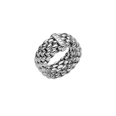 FOPE ESSENTIALS 18CT WHITE GOLD RING
