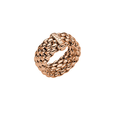 FOPE ESSENTIALS 18CT ROSE GOLD RING