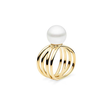 KAILIS 'UNITY' 18CT YELLOW GOLD SOUTH SEA PEARL RING