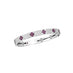 ROBERTO COIN LOVE IN VERONA DIAMOND AND RUBY 18CT WHITE GOLD BANGLE (Thumbnail 1)