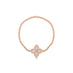 ROBERTO COIN VENETIAN PRINCESS 18CT ROSE & WHITE GOLD DIAMOND BRACELET (Thumbnail 1)