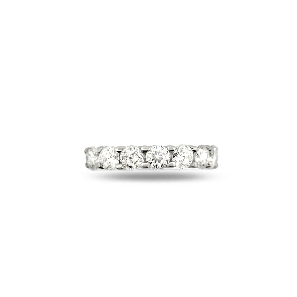 ROBERTO COIN "CENTO" 18CT WHITE GOLD ETERNITY RING 7 DIAMONDS  1.89CT E/VS1 (Image 1)